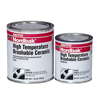 乐泰98433耐磨防护剂-Loctite Nordbak High Temperature Brushable Ceramic