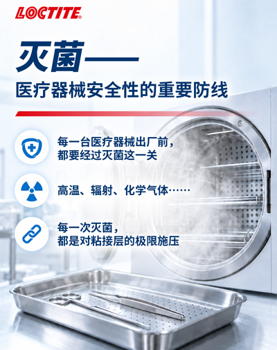多重灭菌方式下,乐泰医用胶粘剂表现如何? 多重灭菌方式下,乐泰医用胶粘剂表现如何?